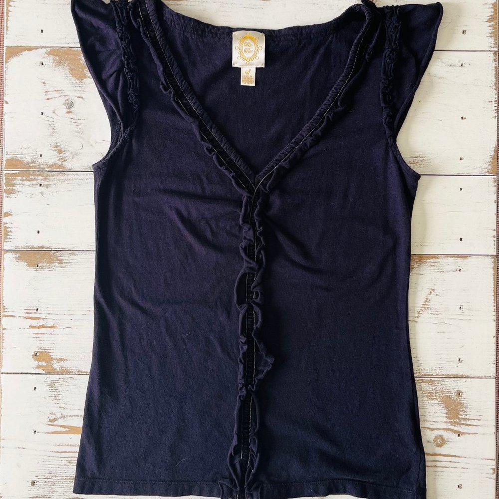 Anthropologie Rio Ras Ruffle Top